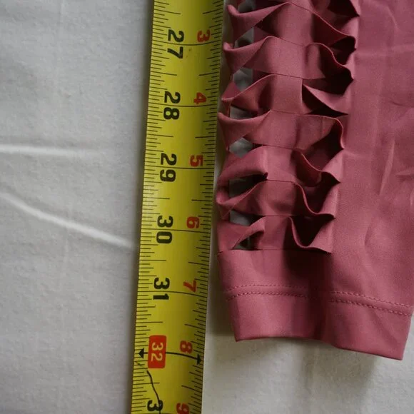 Womens Pink Nike Workout Leggings, Size XS - Picture 6 of 9